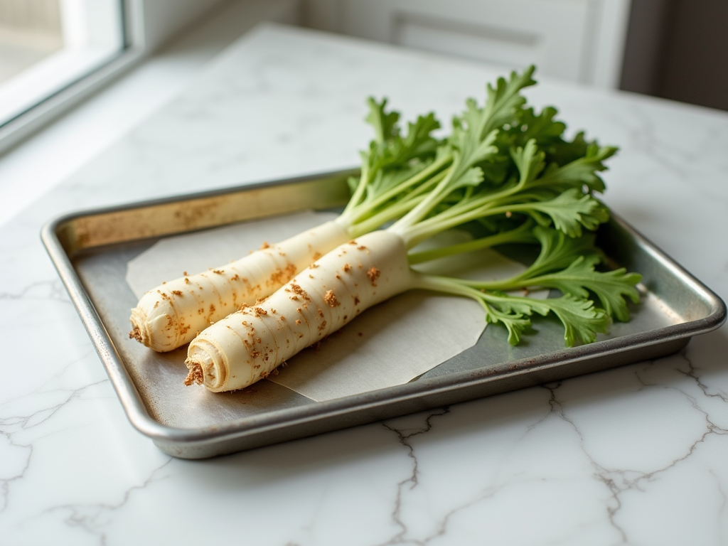 Fresh chicory root and its powder form